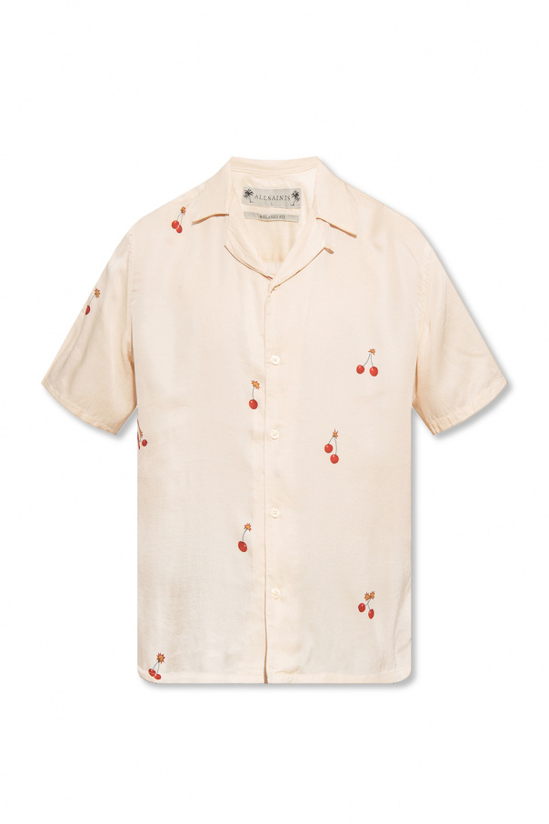 AllSaints ‘Cherry Bomb’ shirt with short sleeves | Men's Clothing | Vitkac